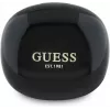 Guess Flat Classic Logo Electroplated TWS Auricolari con custodia di ricarica (nero)