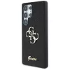 Guess Fixed Glitter Big 4G Metal Logo Cover per Samsung Galaxy S25 Ultra (nero)
