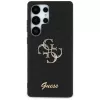 Guess Fixed Glitter Big 4G Metal Logo Cover per Samsung Galaxy S25 Ultra (nero)