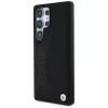 BMW Leather Big Wordmark Cover per Samsung Galaxy S25 Ultra nero