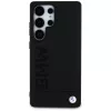 BMW Leather Big Wordmark Cover per Samsung Galaxy S25 Ultra nero