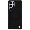 BMW Leder-Halbtextur MagSafe Cover per Samsung Galaxy S25 Ultra nero