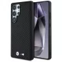 BMW Leather Carbon MagSafe Cover per Samsung Galaxy S25 Ultra nero