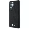 BMW Leather Carbon MagSafe Cover per Samsung Galaxy S25 Ultra nero