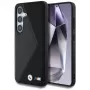 BMW Leather Oversized Stripes MagSafe Cover per Samsung Galaxy S25 nero