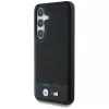 BMW Leder-Tricolor-Streifen MagSafe Cover per Samsung Galaxy S25 nero