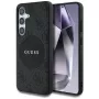 Guess 4G Round Patch Classic Logo Cover MagSafe per Samsung Galaxy S25+ (nero)