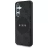 Guess 4G Round Patch Classic Logo Cover MagSafe per Samsung Galaxy S25+ (nero)