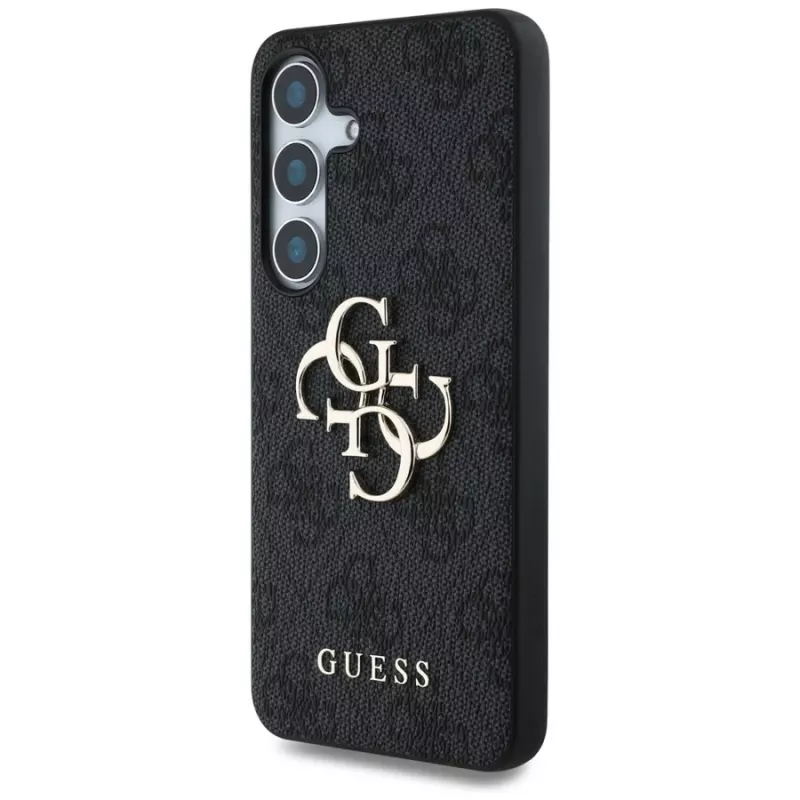 Guess Big 4G Logo Classic Logo Cover per Samsung Galaxy S25 (nero)
