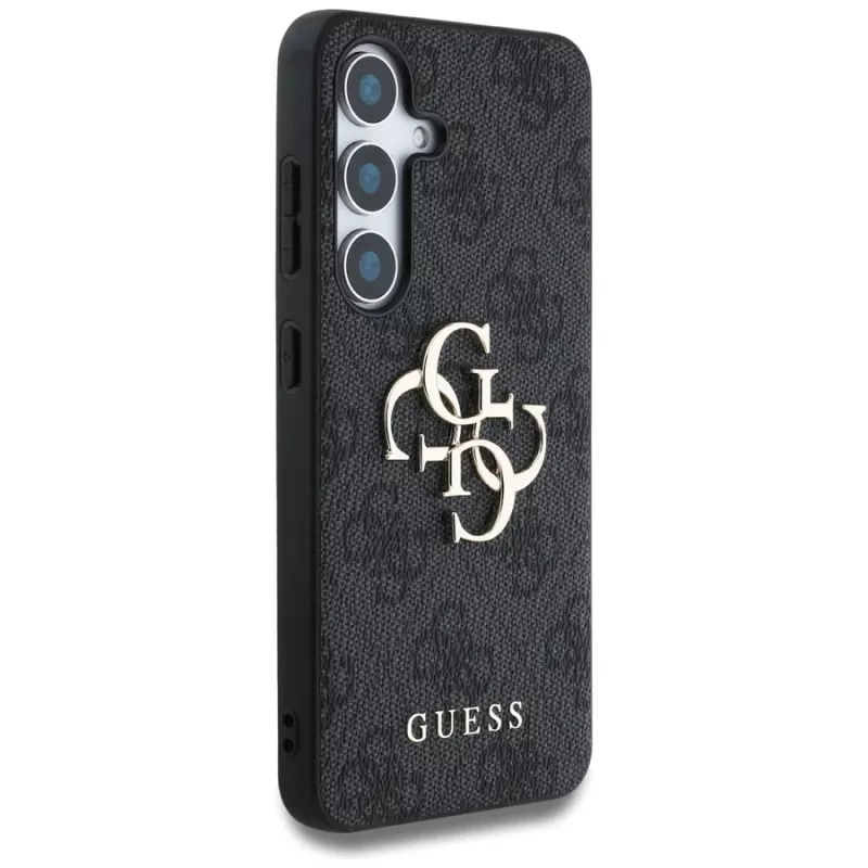 Guess Big 4G Logo Classic Logo Cover per Samsung Galaxy S25 (nero)