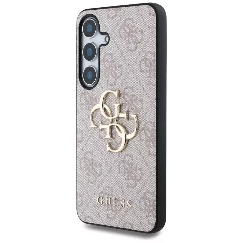 Guess Big 4G Logo Classic Logo Cover per Samsung Galaxy S25+ (rosa)