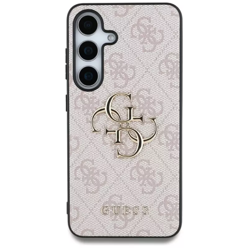 Guess Big 4G Logo Classic Logo Cover per Samsung Galaxy S25+ (rosa)