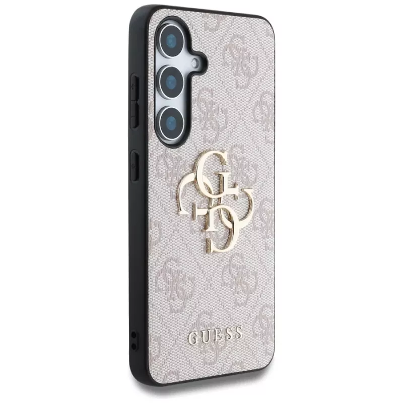 Guess Big 4G Logo Classic Logo Cover per Samsung Galaxy S25+ (rosa)