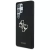 Guess Silicone Big 4G Logo Bottom Script Cover per Samsung Galaxy S25 Ultra - nero