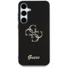 Guess Fixed Glitter Big 4G Metal Logo Cover per Samsung Galaxy S25 (nero)