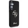 Guess Fixed Glitter Big 4G Metal Logo Cover per Samsung Galaxy S25 (nero)