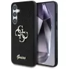 Guess Fixed Glitter Big 4G Metal Logo Cover per Samsung Galaxy S25+ (nero)