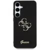 Guess Fixed Glitter Big 4G Metal Logo Cover per Samsung Galaxy S25+ (nero)