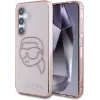 Karl Lagerfeld Rhinestones Karl Head Logo Custodia per Samsung Galaxy S25 (rosa)