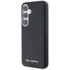 KARL LAGERFELD Saffiano FullWrapped Elongated Metal Logo Custodia MagSafe per Samsung Galaxy S25+, nero