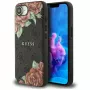 Guess 4G Flowers Print Custodia MagSafe per iPhone 16e / 17e nero