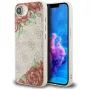Guess 4G Flowers Print Custodia MagSafe per iPhone 16e / 17e rosa