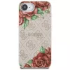 Guess 4G Flowers Print Custodia MagSafe per iPhone 16e / 17e rosa