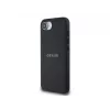 Guess Grained Ring Custodia MagSafe per iPhone 16e (nero)