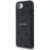 Guess 4G Ring Classic Logo Custodia MagSafe per iPhone 16e (nero)