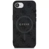 Guess 4G Ring Classic Logo Custodia MagSafe per iPhone 16e (nero)