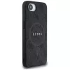 Guess 4G Ring Classic Logo Custodia MagSafe per iPhone 16e (nero)