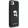 Karl Lagerfeld Monogram Karl Head Pin Custodia per iPhone 16e / 17e, nero