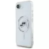 KARL LAGERFELD IML Metal Karl & Choupette Heads Custodia MagSafe per iPhone 16e/17e bianco