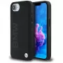 BMW Leather Hot Stamp Custodia per iPhone 16e / 17e nero