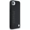 BMW Leather Hot Stamp Custodia per iPhone 16e / 17e nero