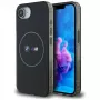 BMW IML Metal White Circle Case MagSafe per iPhone 16e / 17e Nero