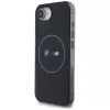 BMW IML Metal White Circle Case MagSafe per iPhone 16e / 17e Nero