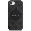 Guess 4G Circle Classic Logo Custodia MagSafe per iPhone 16e - nero