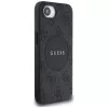 Guess 4G Circle Classic Logo Custodia MagSafe per iPhone 16e - nero