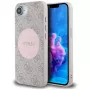 Guess 4G Circle Classic Logo Custodia MagSafe per iPhone 16e - rosa