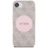 Guess 4G Circle Classic Logo Custodia MagSafe per iPhone 16e - rosa