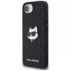 KARL LAGERFELD Monogram Choupette Head Pin Custodia per iPhone 16e / 17e nero