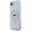 Karl Lagerfeld IML Metal Karl Head Cover MagSafe per iPhone 16e/17e bianco
