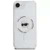 Karl Lagerfeld IML Metal Karl Head Cover MagSafe per iPhone 16e/17e bianco