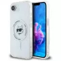 KARL LAGERFELD IML Metal Choupette Head Cover MagSafe per iPhone 16e / 17e bianco