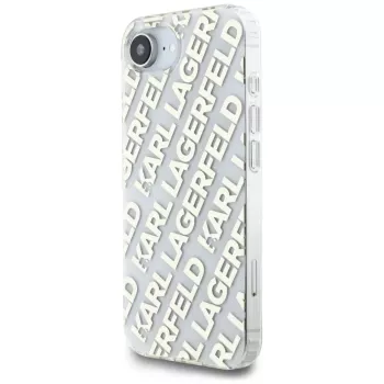 Karl Lagerfeld IML Repeat Logo Cover per iPhone 16e / 17e oro