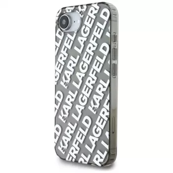 KARL LAGERFELD IML Repeat Logo Cover per Apple iPhone 16e / 17e - argento