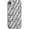 KARL LAGERFELD IML Repeat Logo Cover per Apple iPhone 16e / 17e - argento