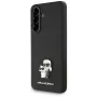Karl Lagerfeld Cover Saffiano K&C Metal Logo per Samsung Galaxy A56 5G, nero