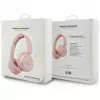 Guess Cuffie on-ear wireless Bluetooth 5.3 Metal Logo Script (rosa)